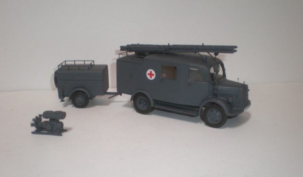 1941 Mercedes Benz L.1500 LLG + TSA trailer military ambulance truck