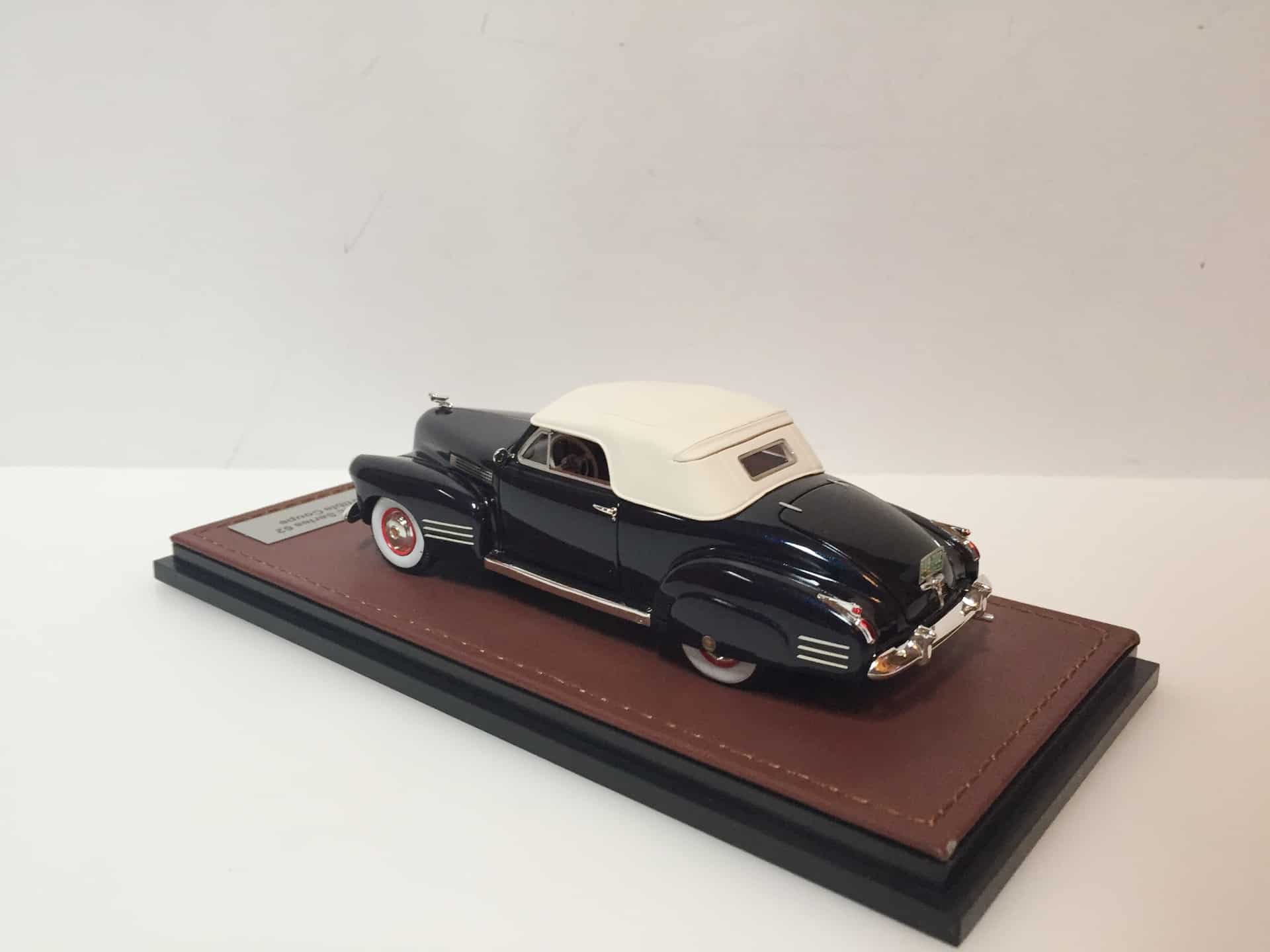 1/43 GLM Model Cadillac 62 Series Convertible Coupe Blue Metallic GLM119702 