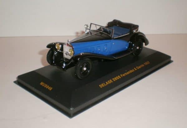 1932 Delage D8SS Fernandez Darrin IXO MUSEUM MUS046 (2)