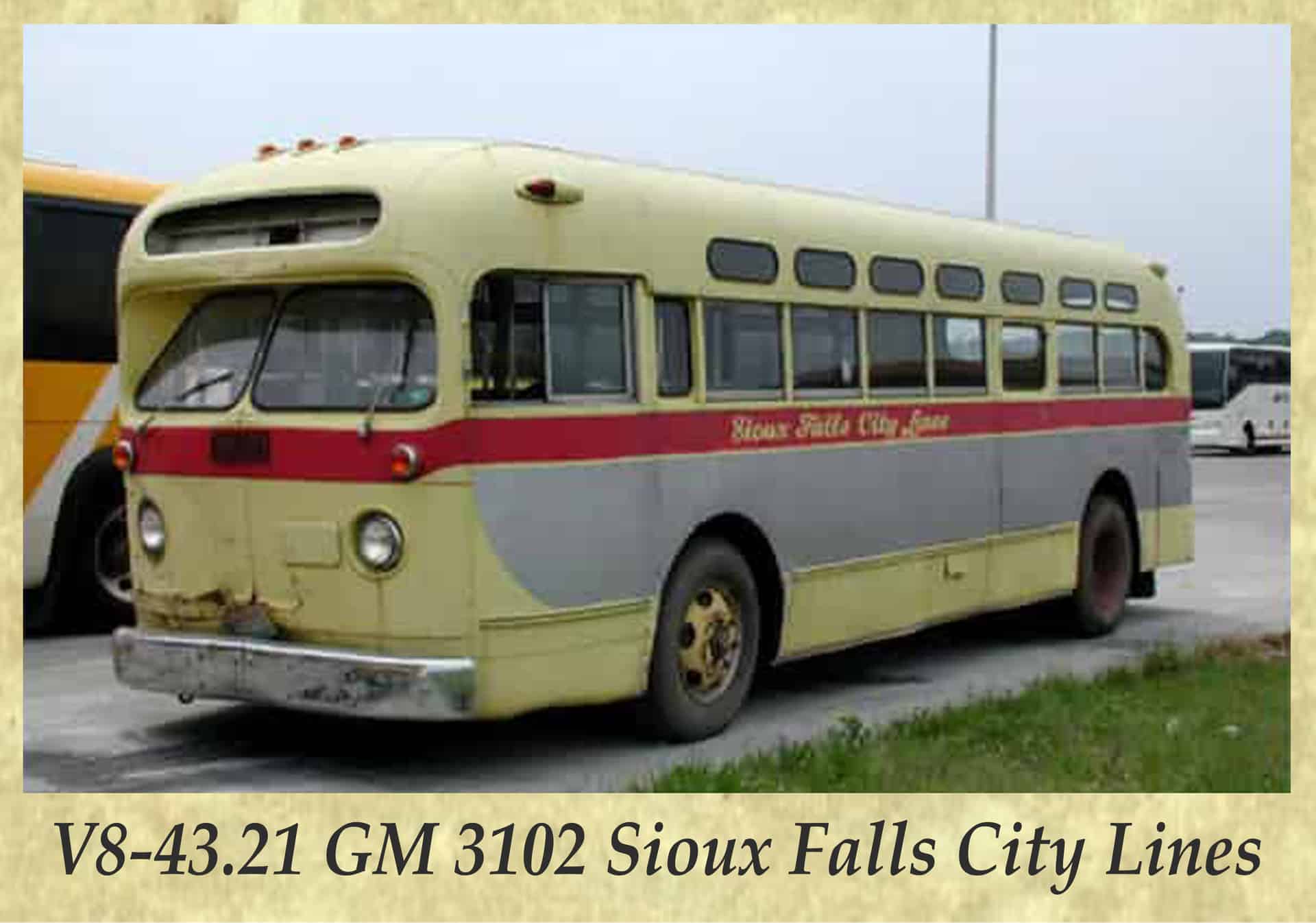 V8-43.21 GM 3102 Sioux Falls City Lines