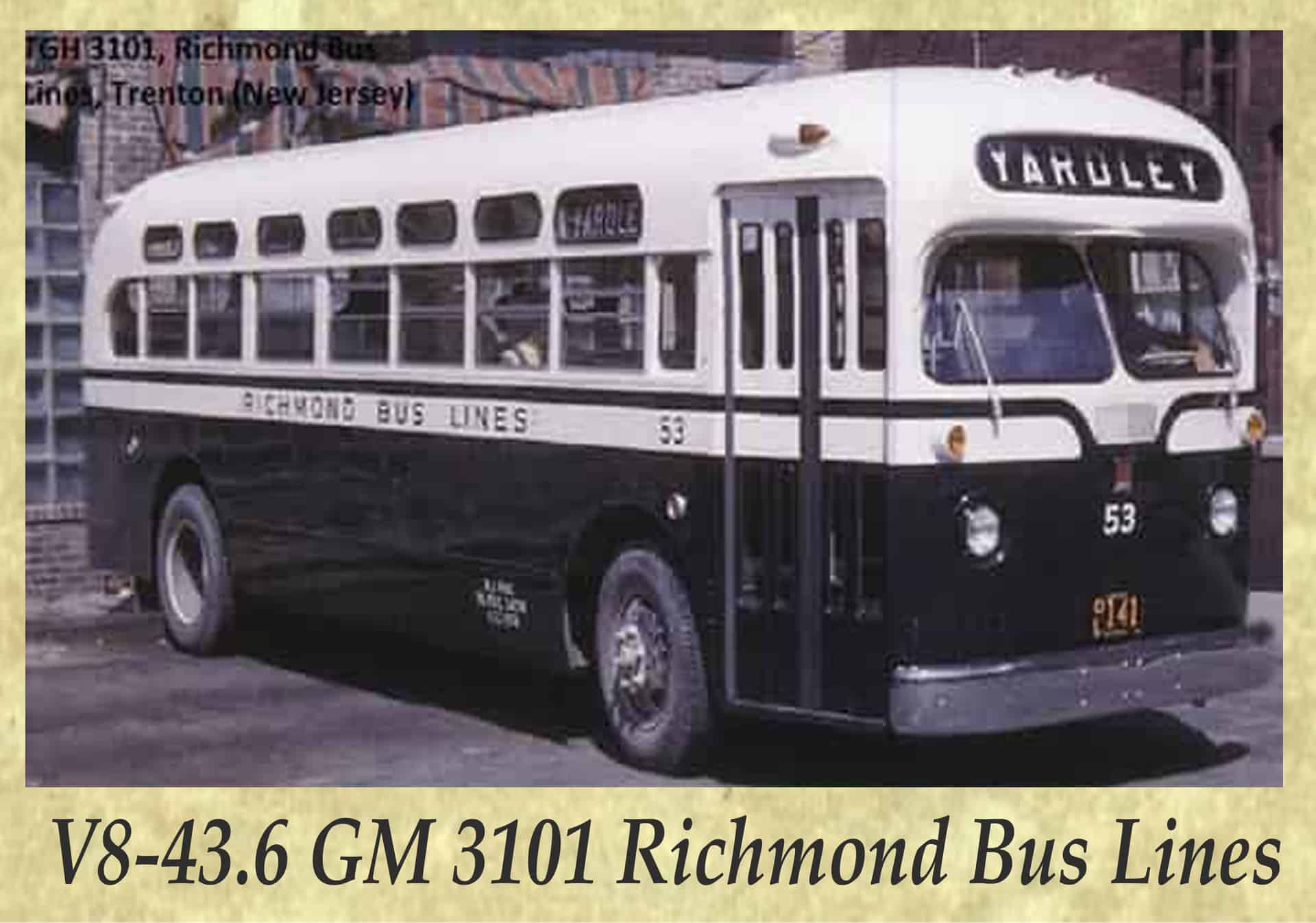 V8-43.6 GM 3101 Richmond Bus Lines