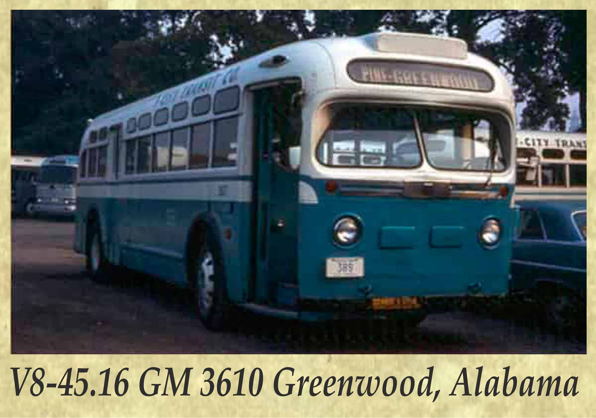 V8-45.16 GM 3610 Greenwood, Alabama