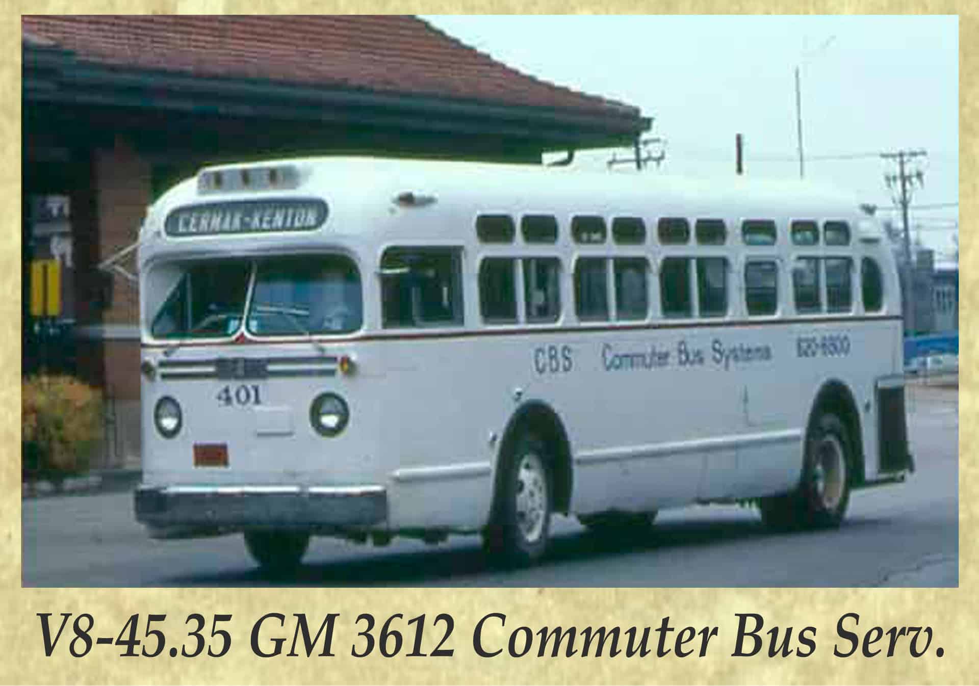 V8-45.35 GM 3612 Commuter Bus Serv.