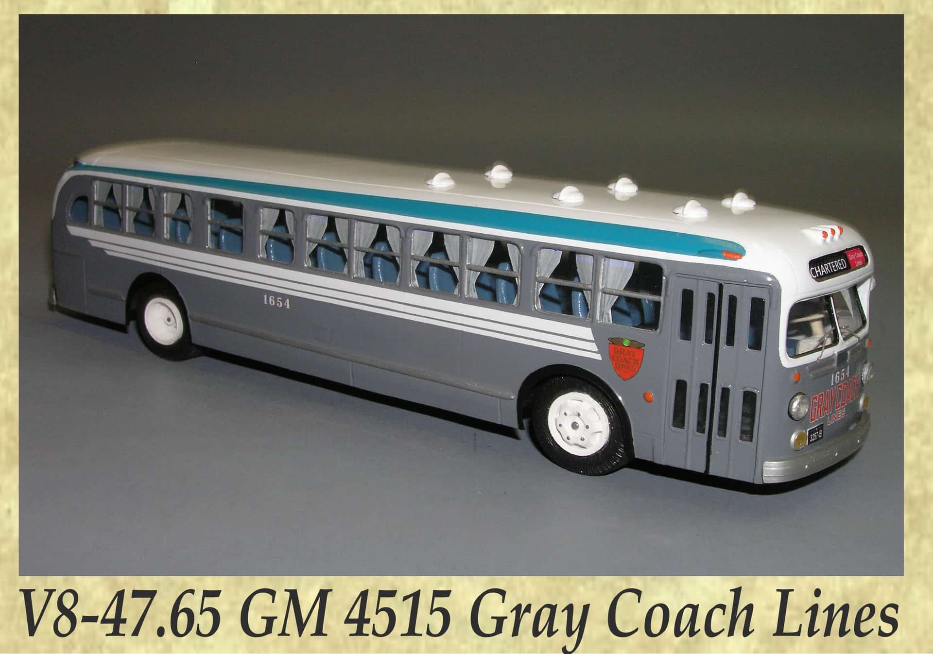 V8-47.65 GM 4515 Gray Coach Lines