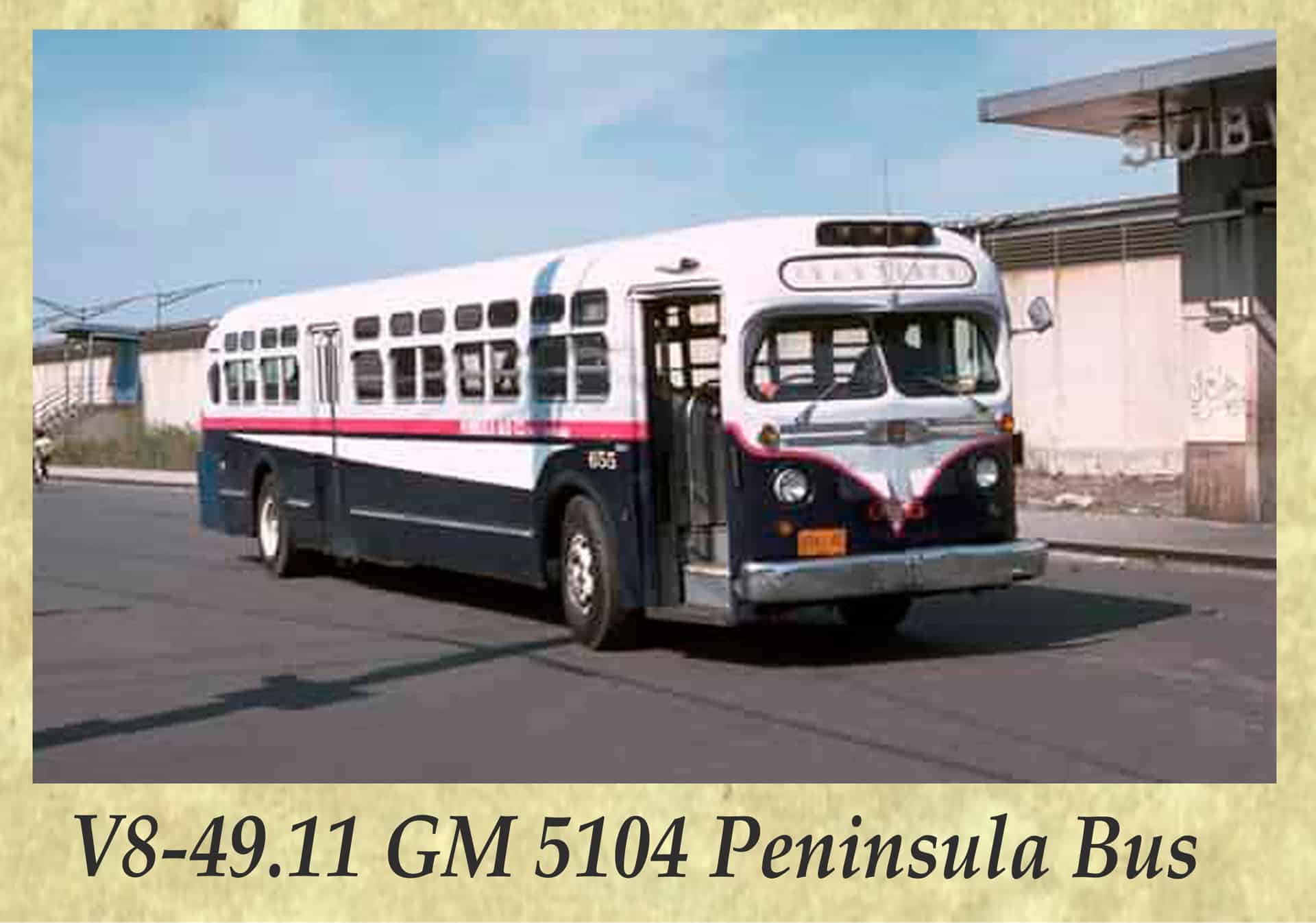 V8-49.11 GM 5104 Peninsula Bus