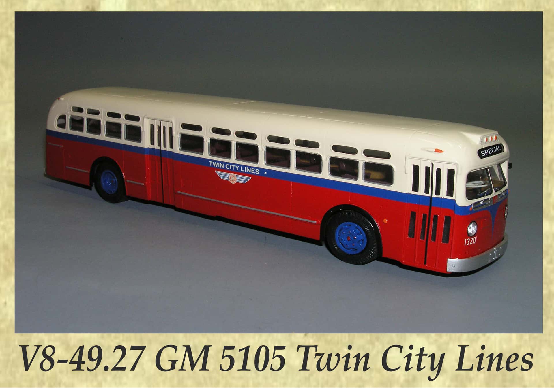 V8-49.27 GM 5105 Twin City Lines