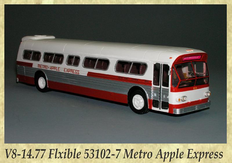 V8-14.77 Flxible 53102-7 Metro Apple Express